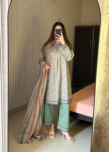 Summer Printed Lawn 3pc